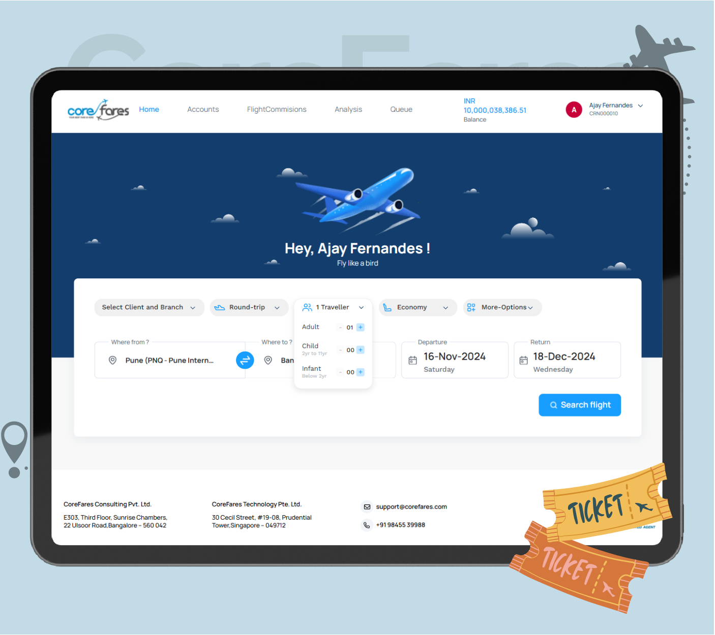 CoreFares B2B